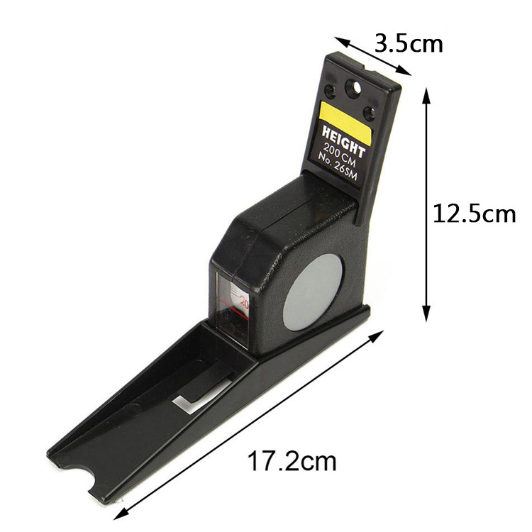 跨境专供儿童成人身高尺2m可伸缩顶头式身高测量高度尺卷尺刻度尺详情10