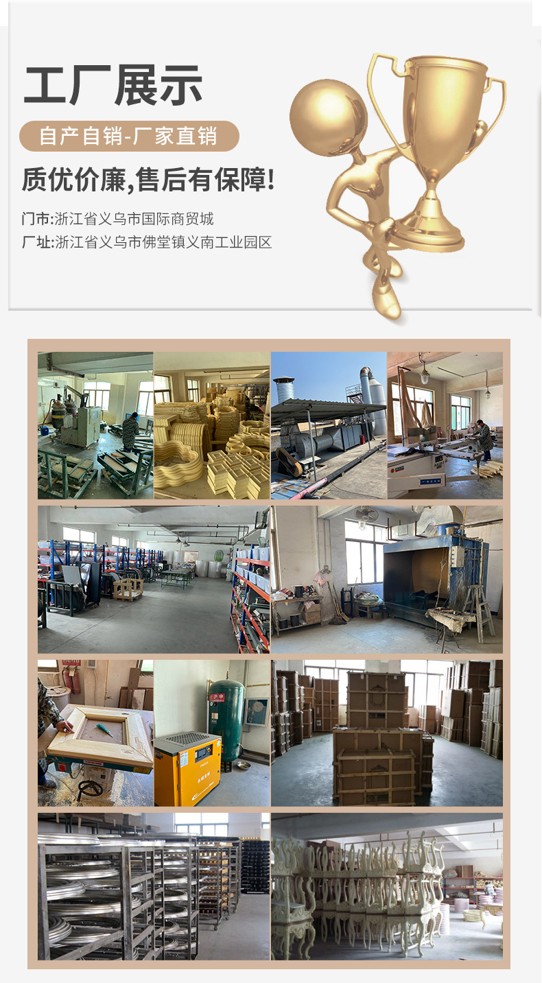 新款雕花浴室镜欧式复古美式卫浴镜酒店壁挂装饰镜梳妆卫生间镜子详情22