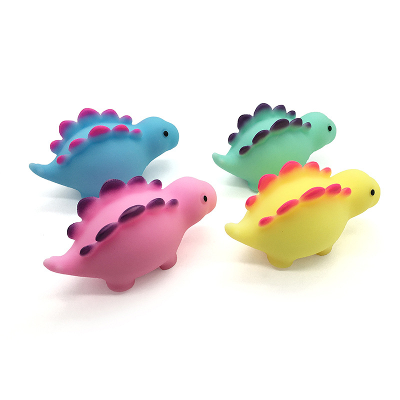 Cross-border best-selling dinosaur stress-relieving pinching fun Stegosaurus release toy Creative Cartoon TPR stress-relieving soft rubber ball pic 2