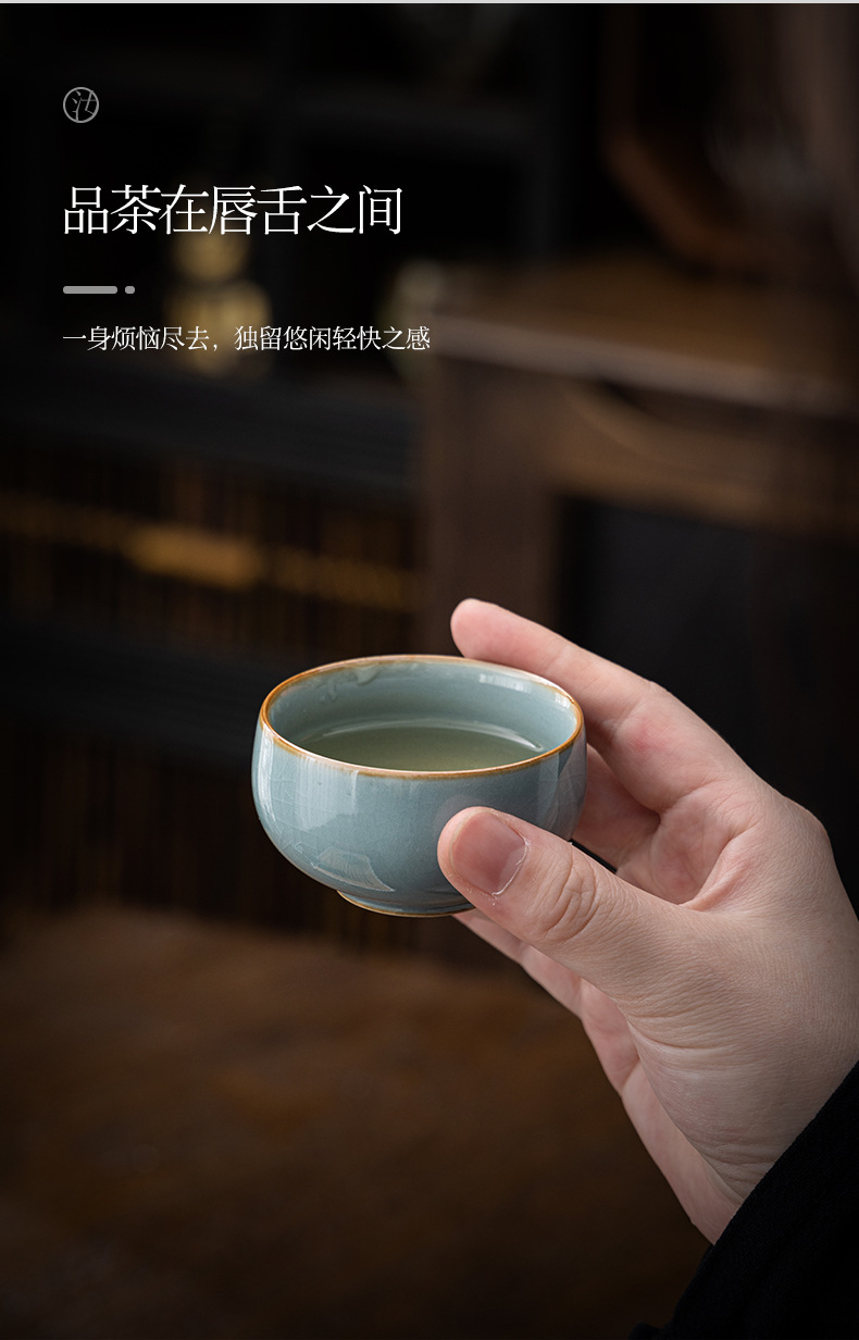 汝窑旅行茶具套装整套户外便携式功夫茶具茶壶茶盘商务茶具礼品详情12