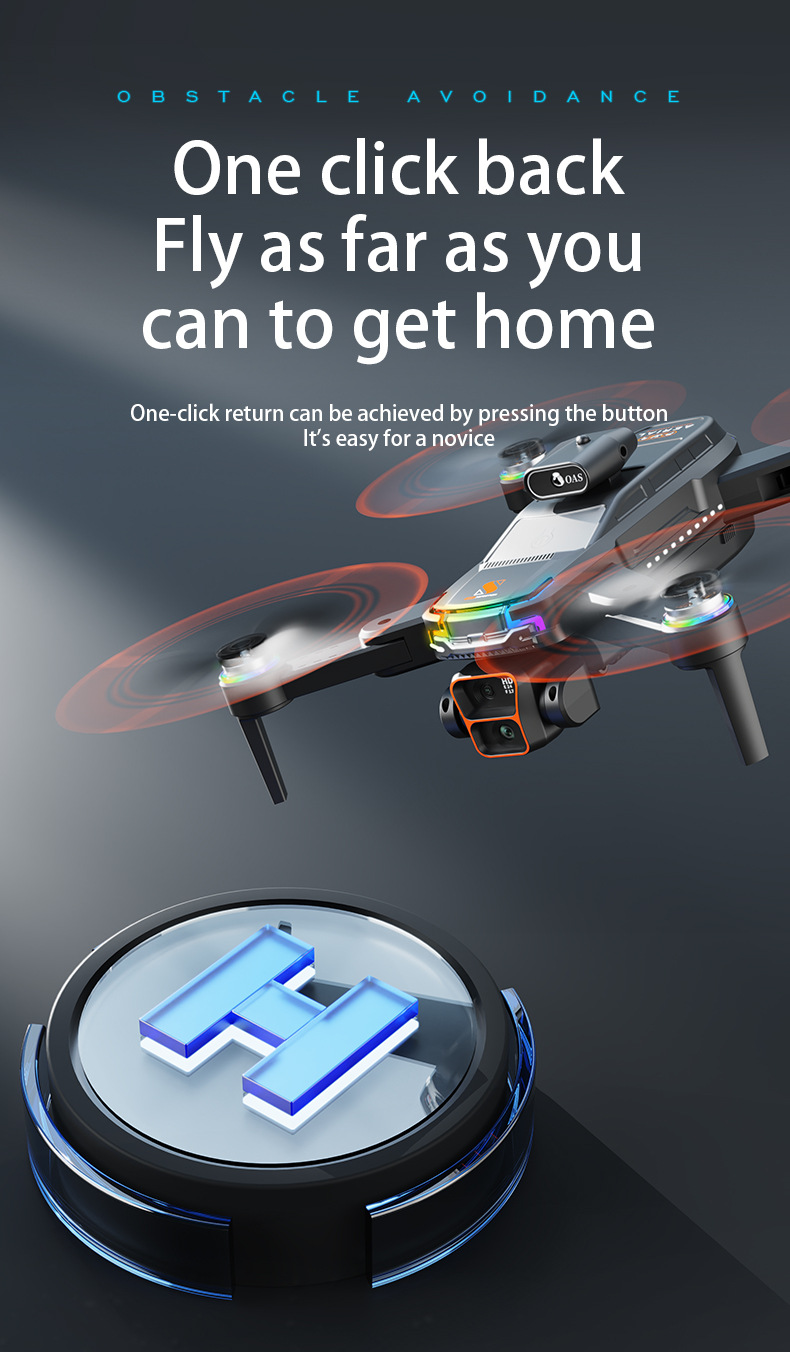 JS39跨境新品无人机带一键返航无刷电机高清屏幕航拍遥控飞机玩具详情25