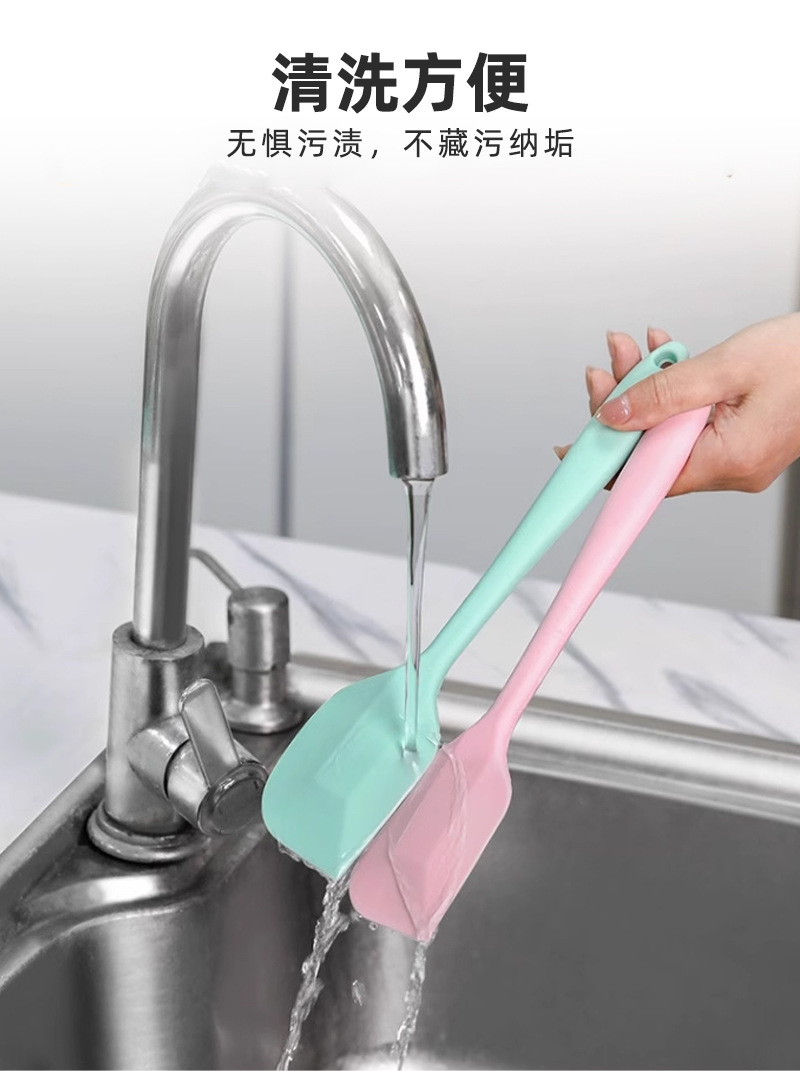 硅胶刮刀三件套一体式刮刀套装厨房烘焙工具蛋糕奶油刮刀硅胶油刷详情10