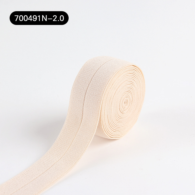 Factory direct sales: 2.0 threaded edge high-elasticity elastic band underwear, bras, down jackets, webbing weaving pic 6