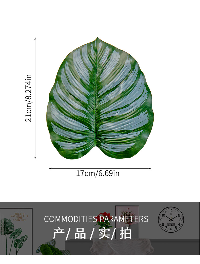 Wholesale of 24-head 80CM injection-molded bone-shot European-style interior decoration and landscaping artificial plants with artificial green plants pic 4