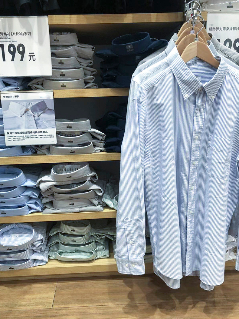2024男装女装牛津纺条纹衬衫/长袖衬衣470294/462367/467442详情10