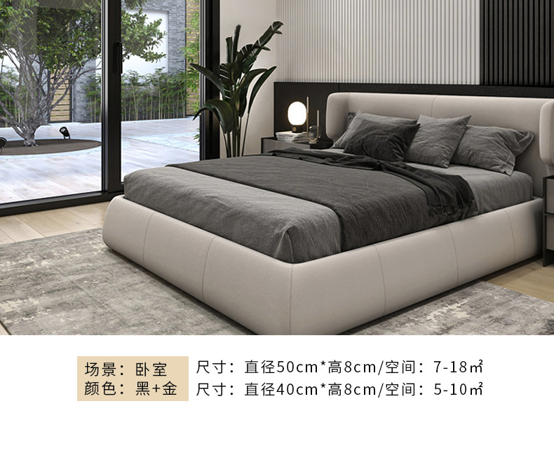 Full-spectrum eye-protecting, high-end, modern, simple and elegant bedroom room main light, balcony led ceiling light, Zhongshan lighting fixtures pic 30