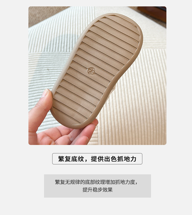 宝宝包头防踢舒适轻便学步鞋2025年秋季婴幼童休闲拼色字母小板鞋详情5