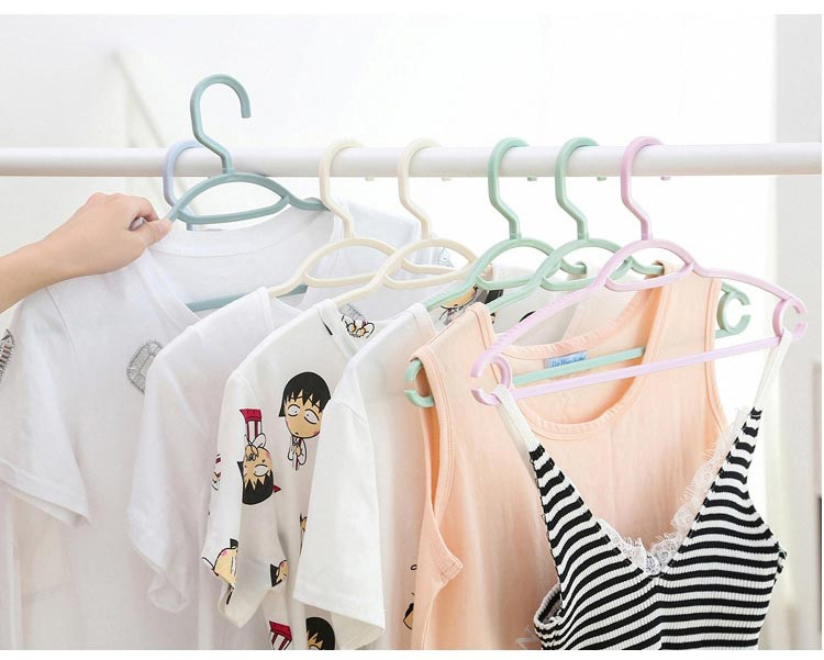 欧式成人塑料衣架 防滑无痕晾衣架学生宿舍衣服架挂架晾晒衣撑子详情6