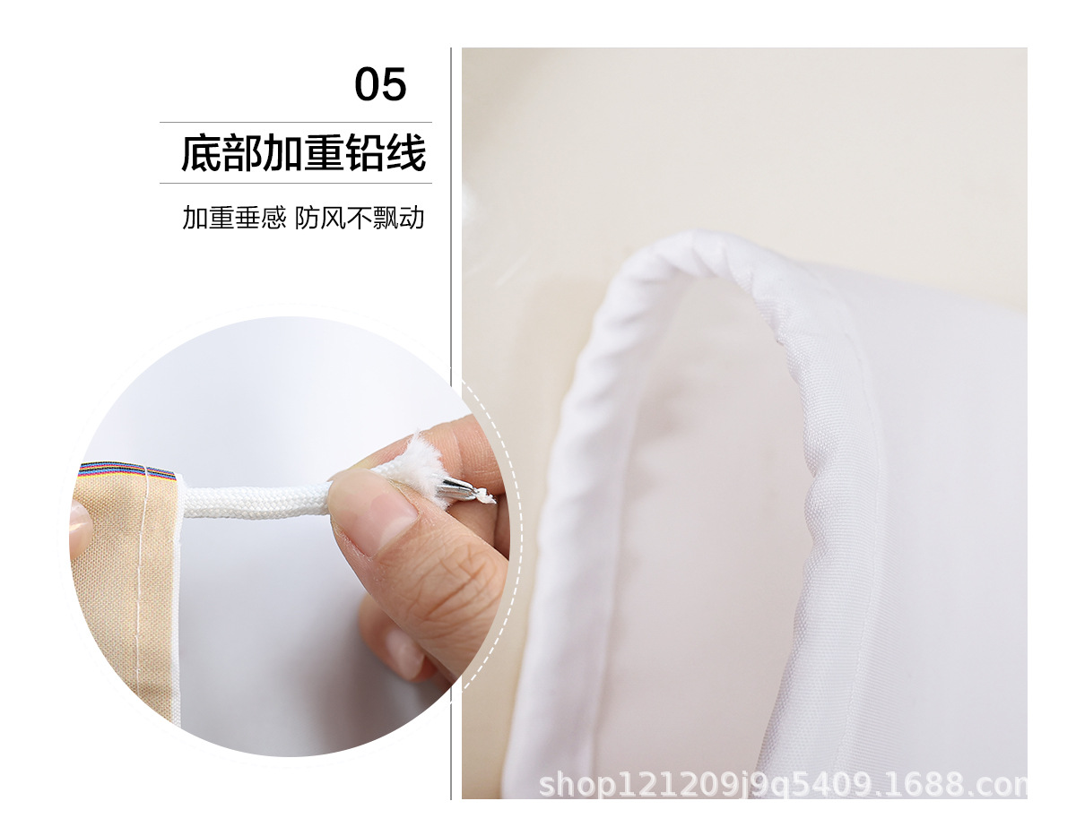 定制批发素色涤纶防水浴帘加厚纯色浴室帘送环浴室隔断淋浴帘厂家详情14