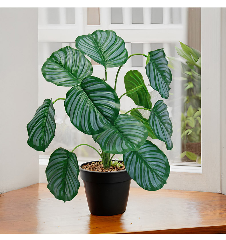 Wholesale of real green plants, 18 green apple artificial flowers, Nordic-style soft furnishings, floor-standing tables, table decorations, shooting props and sets pic 4