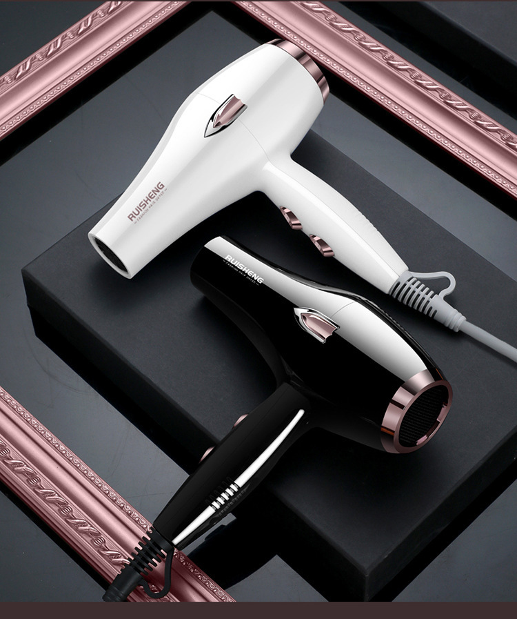 German hairstylist hair dryer, hair salon, high-power household strong air cooling, hot air, blue light negative ion hair care roll pic 20