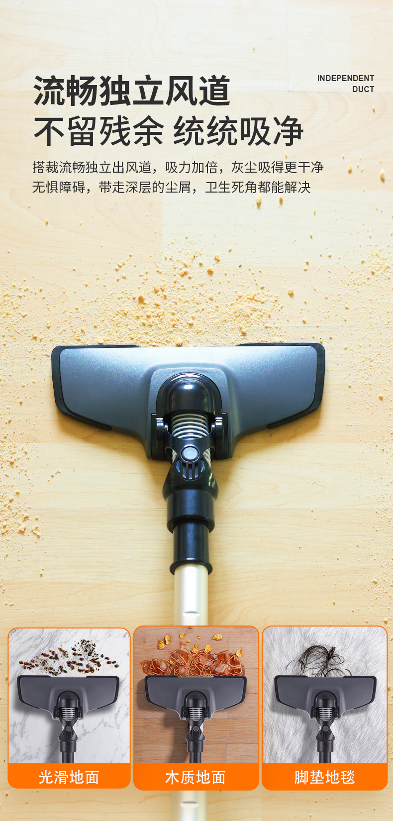 跨境私模手持小型吸尘器无线大吸力家车两用桌面吸尘器车载吸尘器详情13