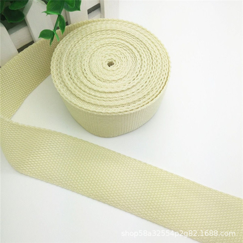 全新料丙纶PP600D幼坑纹美国纹织带现货箱书背包肩带提手切割加工详情16