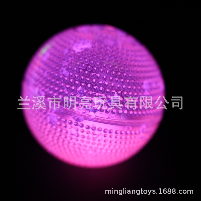 荧光液体发光弹跳球儿童弹力球厂家直销详情5