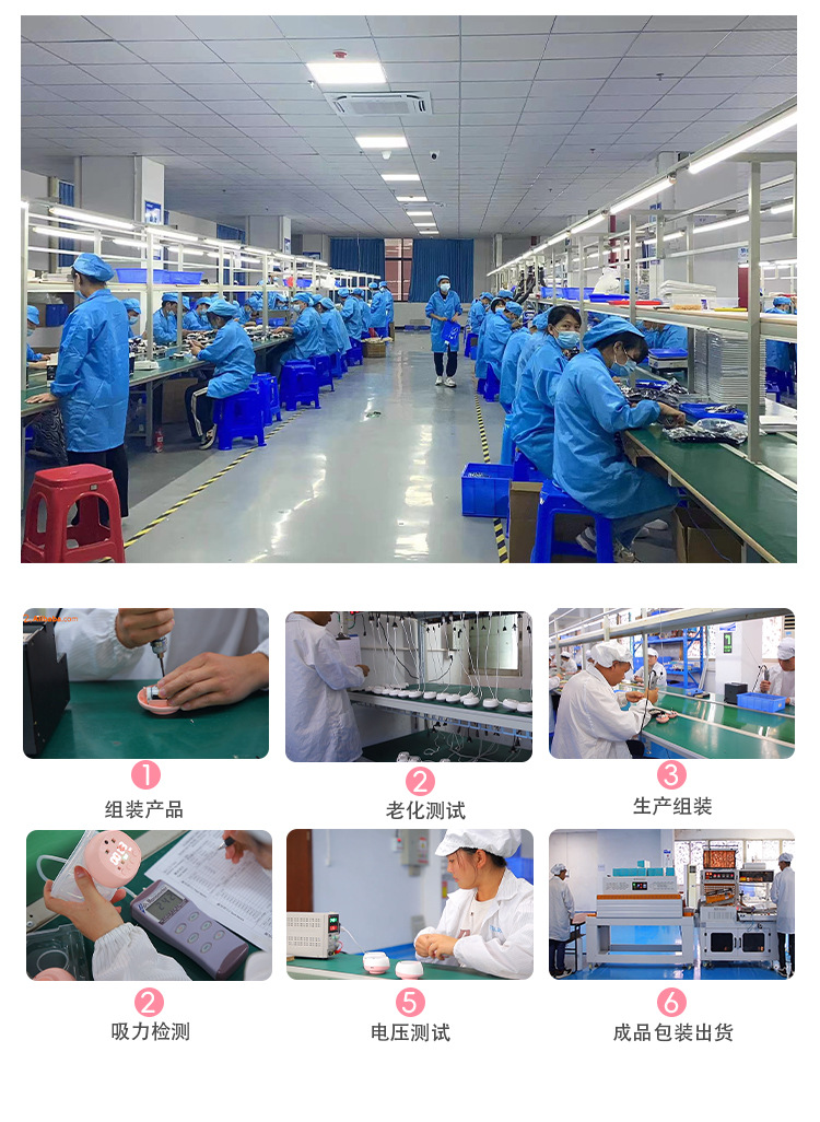 台式吸鼻器吸鼻涕清洁鼻子带音乐夜灯多功能儿童婴儿电动吸鼻器详情3