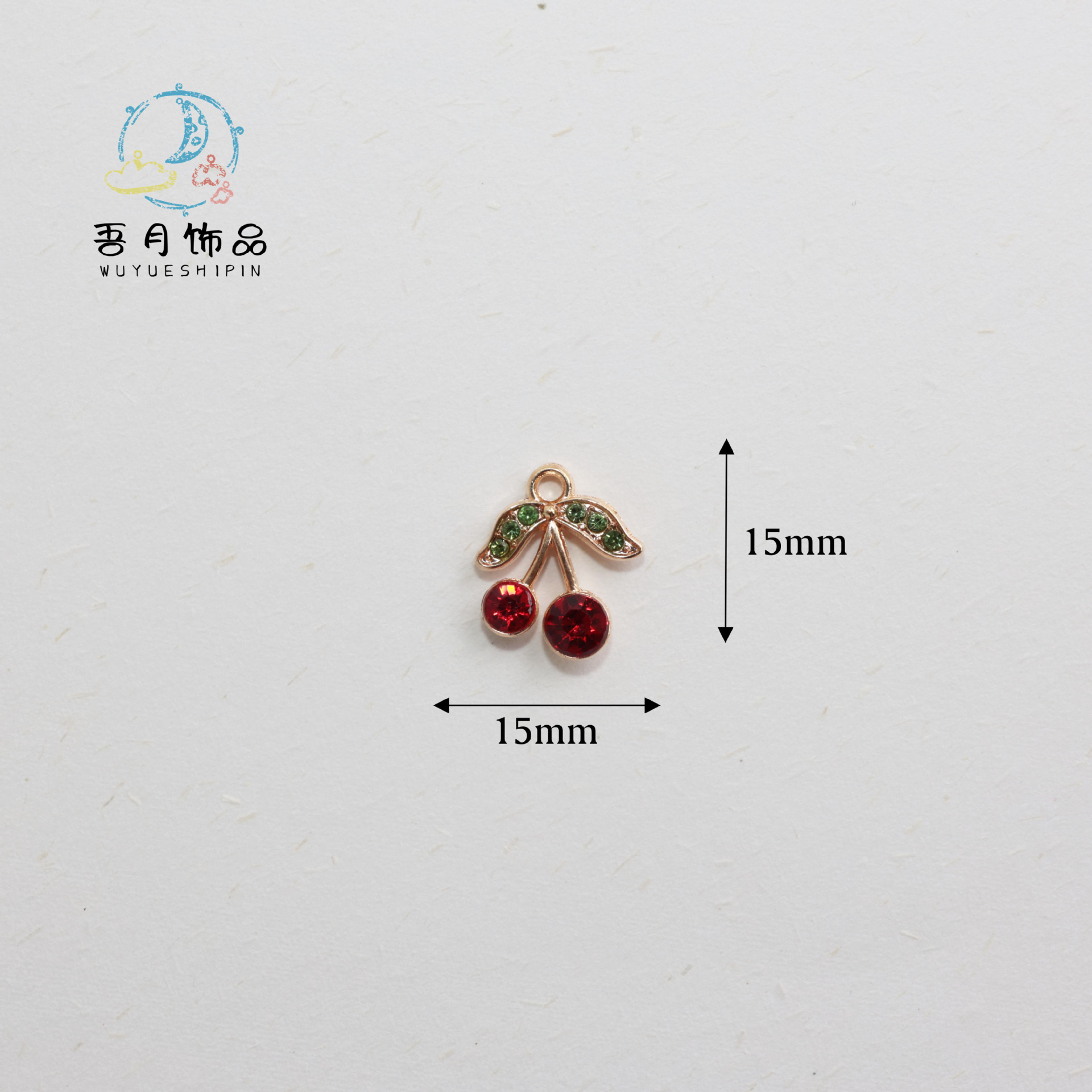 水果西瓜草莓樱桃手链项链耳环耳饰合金滴油饰品配件手工diy材料详情8