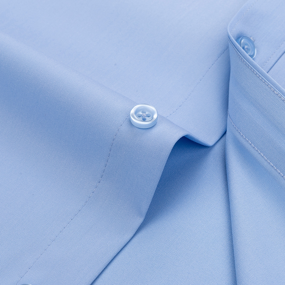 商务正装衬衫 竹纤维弹力长袖衬衫男士长袖职业休闲简约纯色衬衣详情25