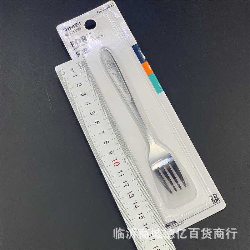 金达日美汤匙不锈钢勺子60663圆头60664尖头饭勺汤勺叉子调羹餐具详情10