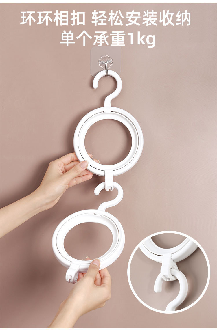 The hat hanging storage rack is a perfect tool for organizing and storing. It is a household hat rack with hooks behind the door pic 4