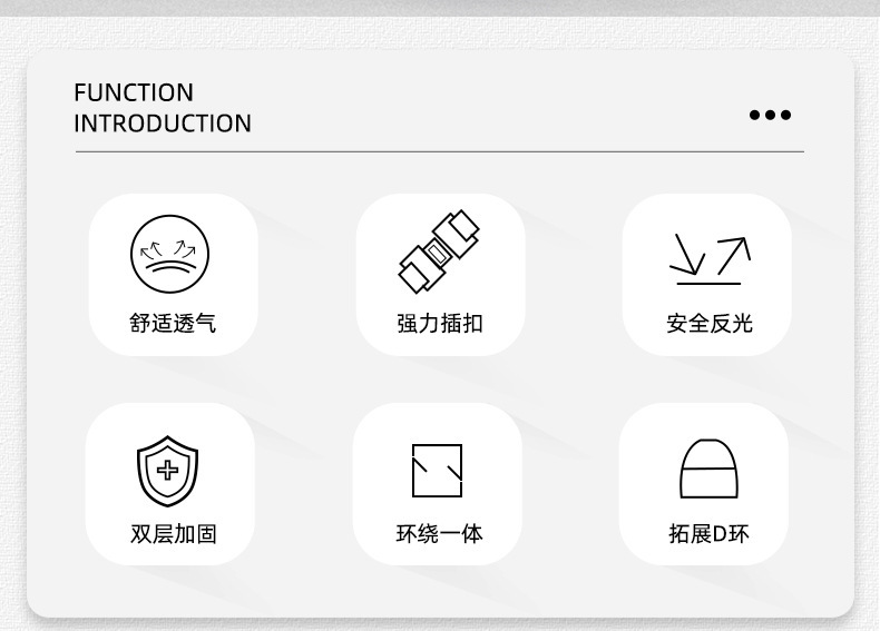 小狗胸背带马鞍式宠物胸背带透气反光狗背带牵引绳中小型犬胸背带详情2
