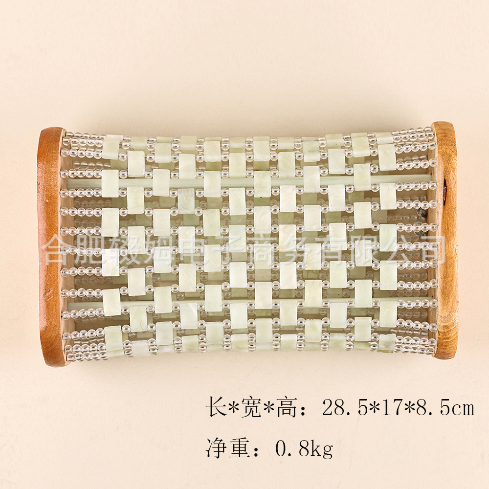 玉石保健枕天然玉石空心枕岫玉颈椎枕保健玉枕夏凉冰凉降温夏季凉席枕详情17