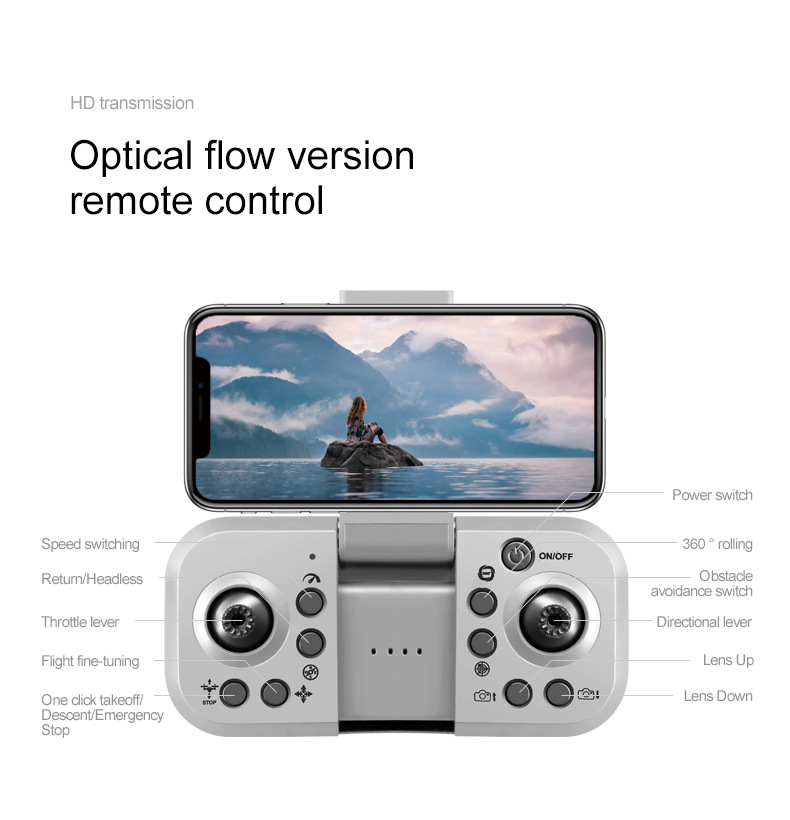 The cross-border new product RG700 quad-axis brushless unmanned aerial vehicle (UAV) for aerial photography, optical flow electronic speed regulation, GPS one-click return flight is for export pic 26