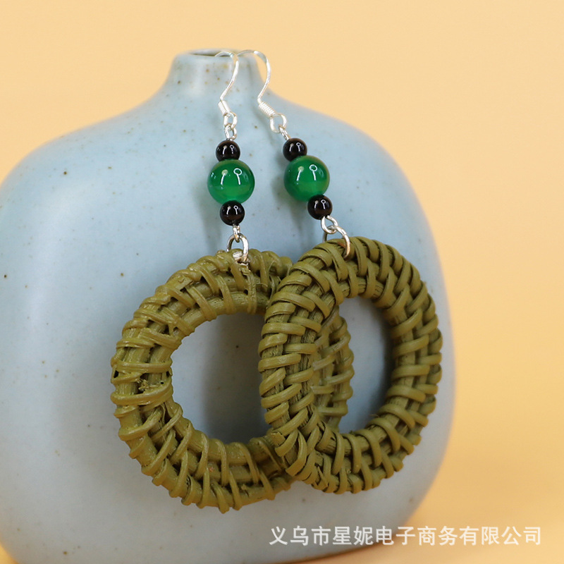 Wholesale of Sparkling Zircon earrings and earrings: Simple and fashionable earrings, versatile earrings and accessories for women, trendy styles pic 14