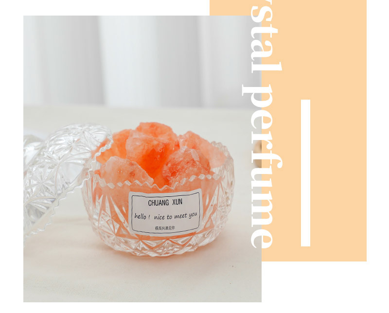 Flameless aroma diffuser stone, aroma diffuser stone cup, souvenir table, night light, gift ornament, natural orange salt stone, crystal stone pic 10