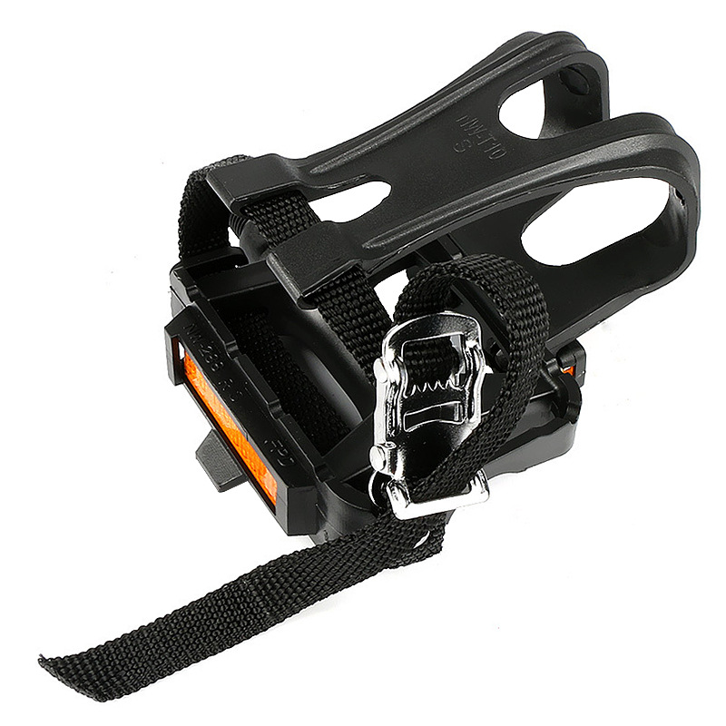 Bicycle pedals, universal mountain bike pedals, pedal straps, fixed fly straps, nylon accessories, dog mouth pic 7