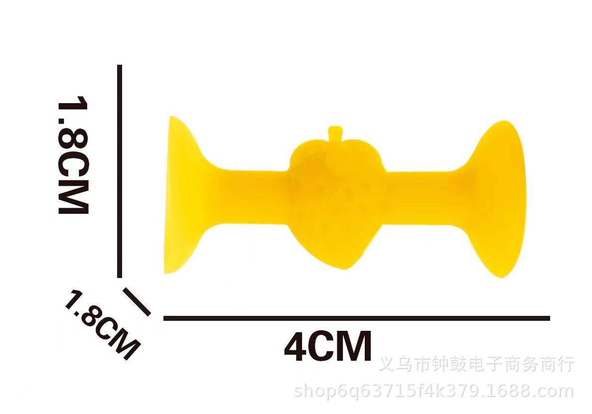 跨境水果吸盘粘粘乐浴室洗澡吸吸乐早教认知益智拼装儿童玩具详情4