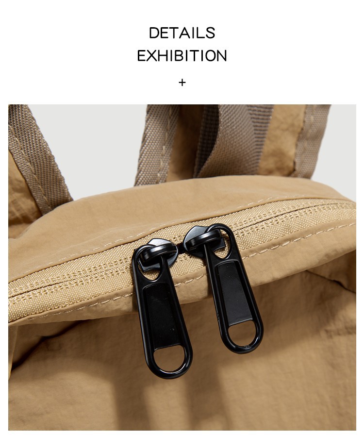 跨境休闲轻便双肩包男女新款大容量旅游防水背包学生书包女详情12