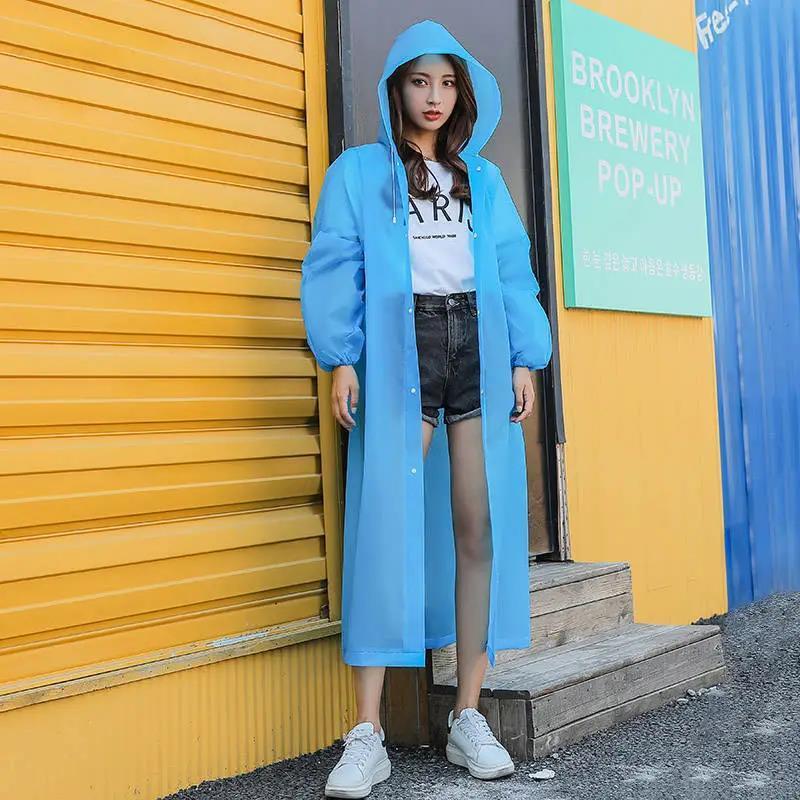 雨披长款连体防暴雨非一次性成人男女束口款便携旅游EVA雨衣批发详情11