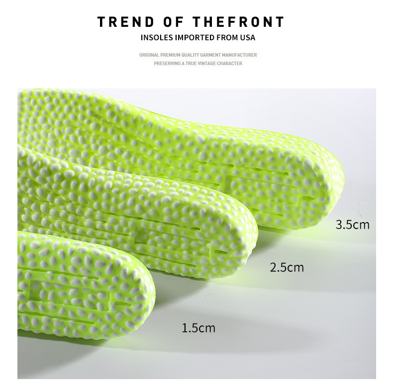 Height-increasing insoles for men and women, Dr. Martens boots, sweat-absorbing, deodorizing, shock-absorbing, invisible inner height-increasing pads, popcorn pic 13
