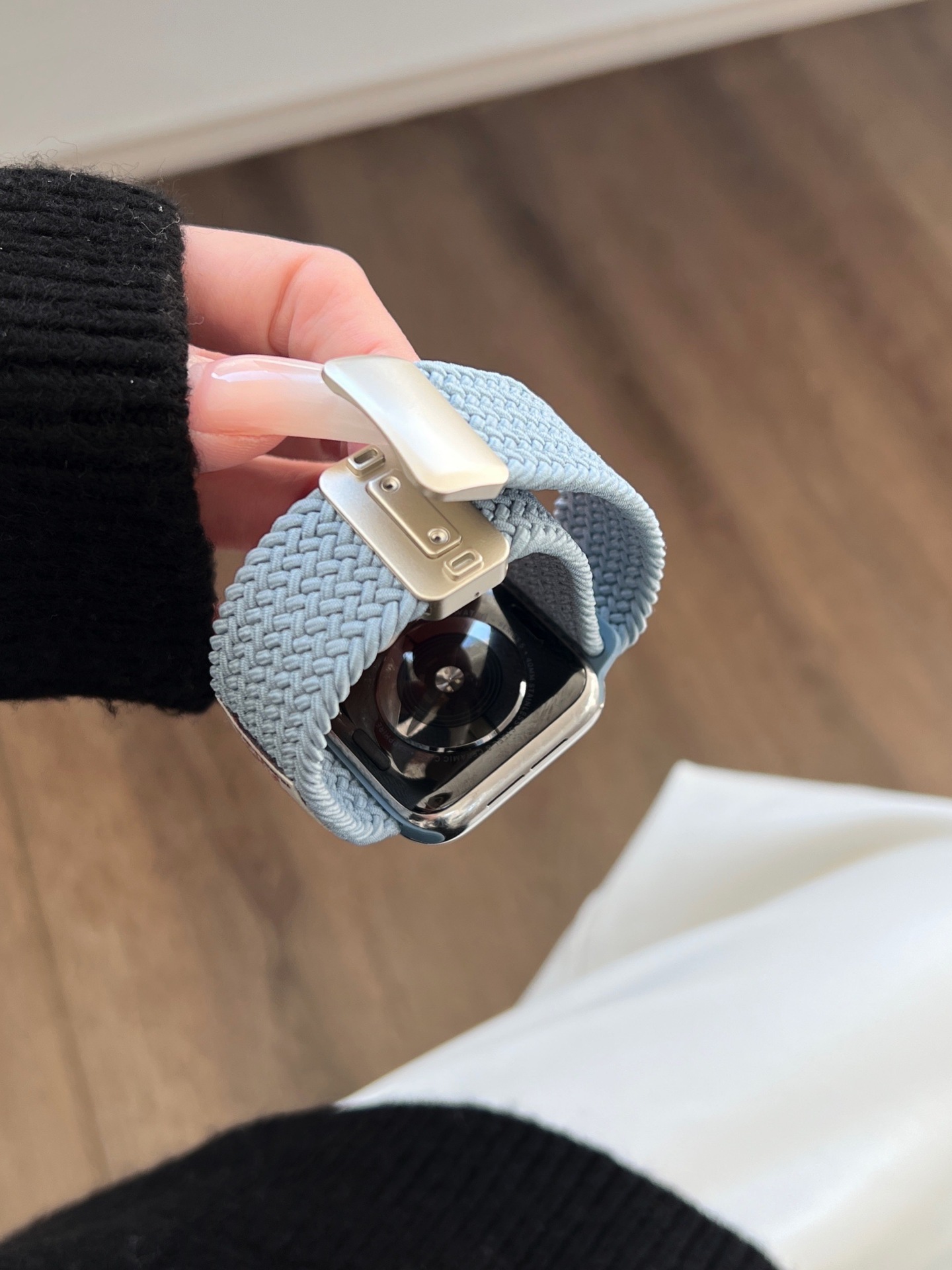 The puppy elastic woven nylon watch strap is suitable for the Apple Watch 10th generation 987654Ultra/SE pic 17