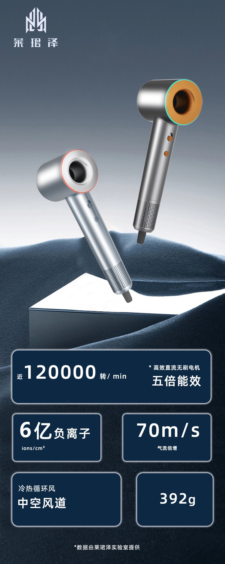高速无叶吹风机负离子护发吹风筒发廊大功率大风力电吹风不伤发详情2