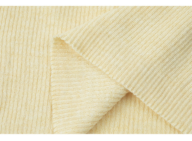 U领冰丝针织衫短袖女修身夏季基础短款T恤上衣2025新款详情10