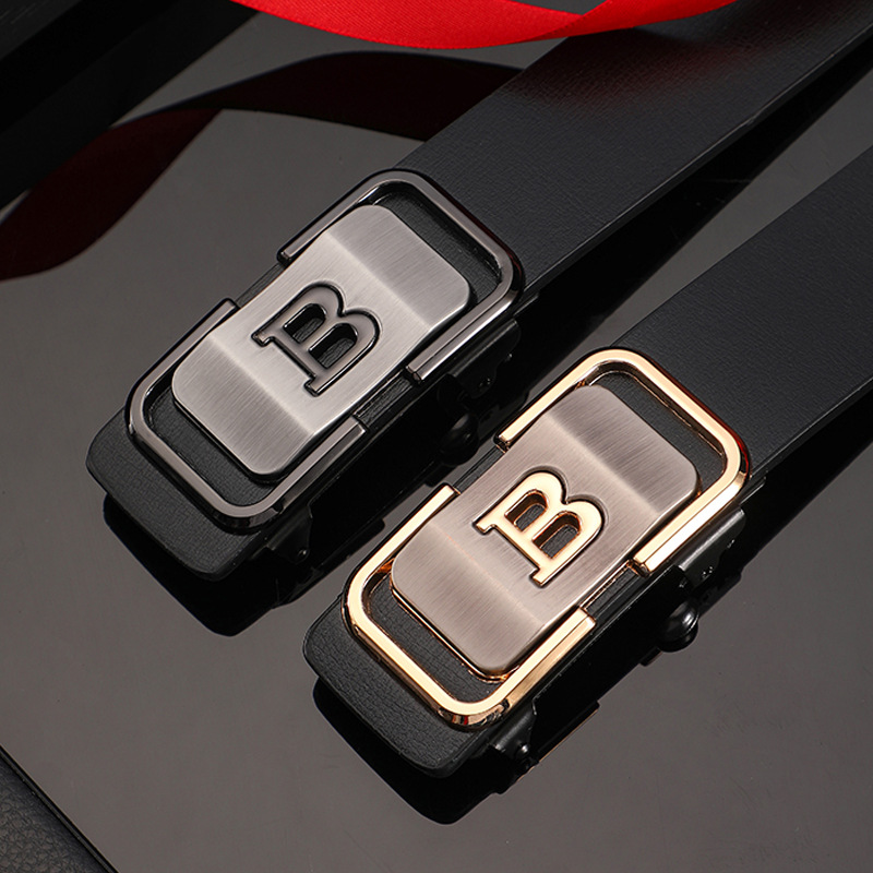 新款皮带男士批发 真皮腰带男款 无牙自动扣百搭腰封牛皮裤带男式详情19