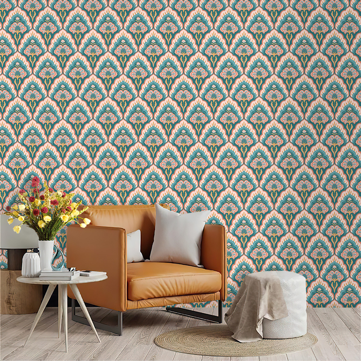 跨境仿格栅木条纹3d立体自粘墙贴防水加厚背景墙装饰壁纸家装定制详情42