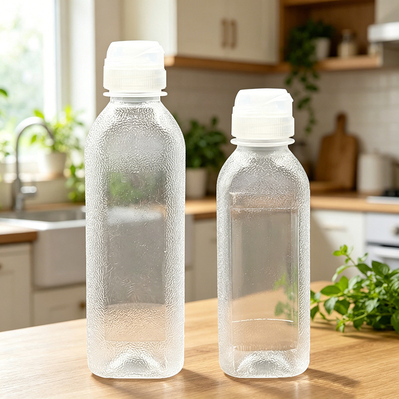 塑料调料尖叫油瓶不挂油控量油壶酱油醋挤压瓶沙拉酱番茄酱挤酱瓶详情3