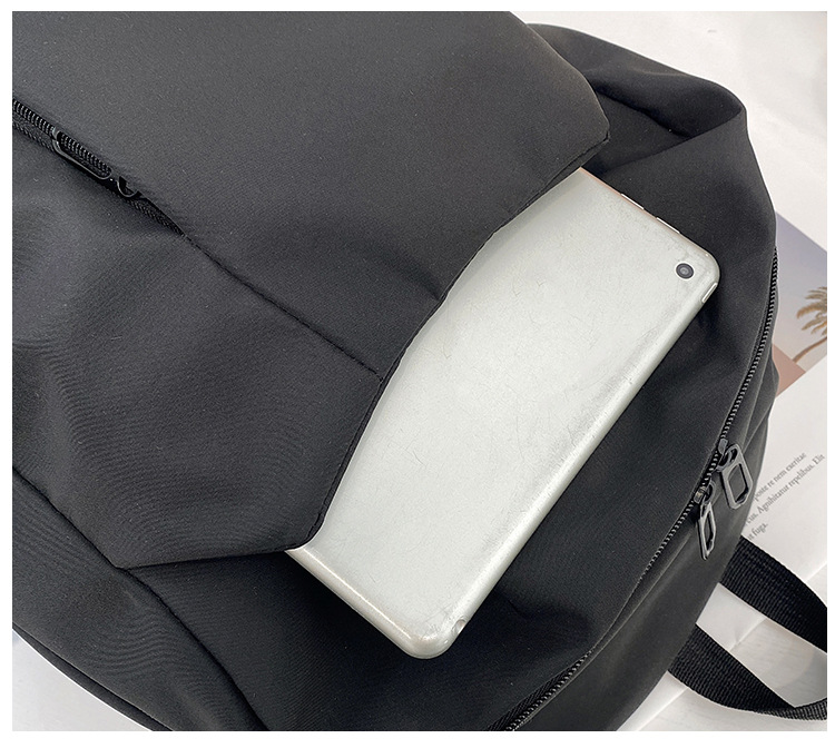 跨境新款双肩包大容量男女学生书包简约休闲短途出差商务电脑包详情5