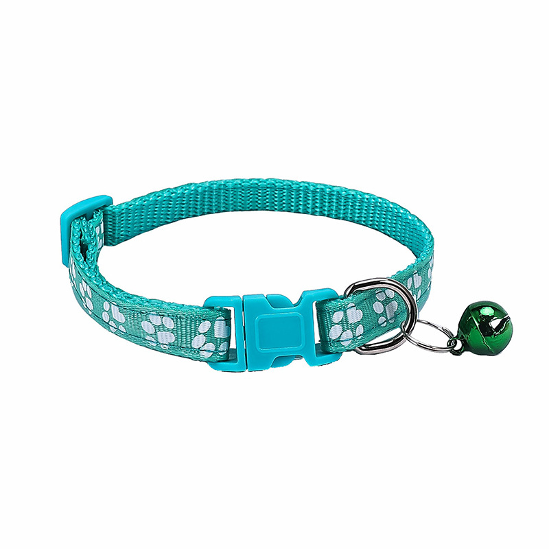 1.0 Pet footprint patch collar, dog neck collar, cat bell collar factory store, large stock available pic 10