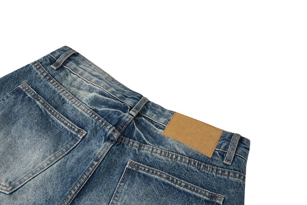 EME易盛易春季水洗牛立体自然猫须垂感磨破做旧弧形牛仔裤长裤男详情11