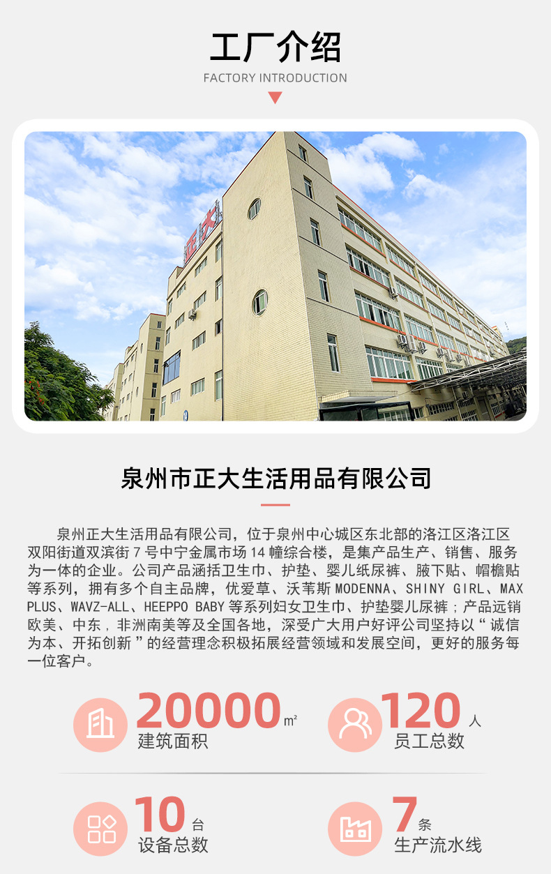 外贸卫生巾出口西非南非国家10+5片/包组合装夜用加厚女性卫生巾详情2