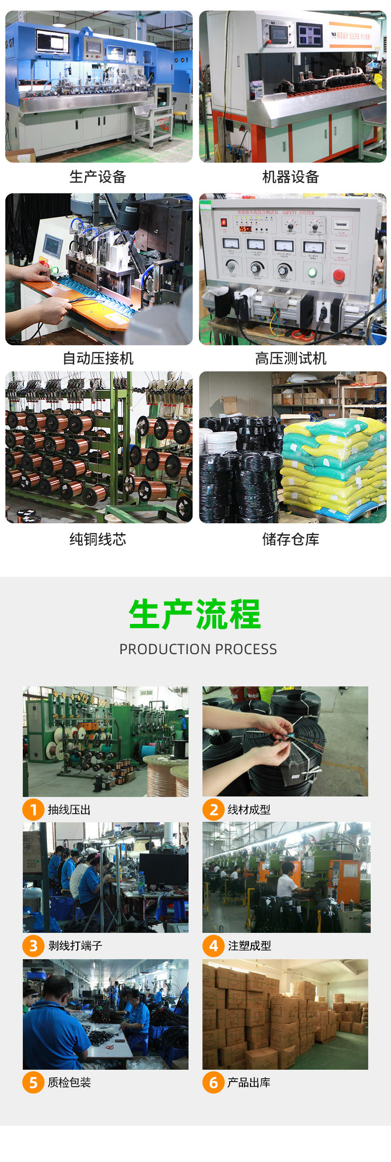 韩国KC 认证插头电源线T8 插头线三插品字尾电脑主机连接线2芯详情10