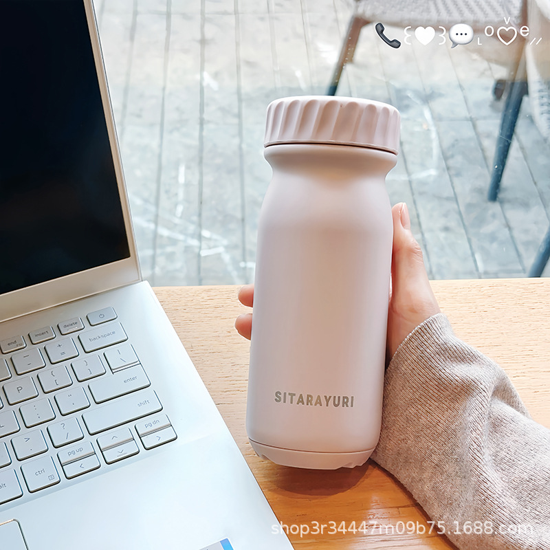 New outdoor lightweight portable insulated cup, ultra-light water cup gift wholesale, fashionable, high appearance level, portable sports pic 3