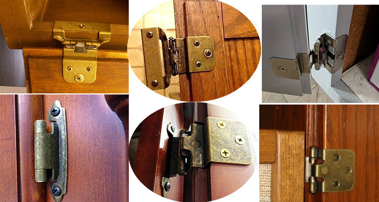 美式合页批发弹簧铁合页家具五金配件橱柜连接件缓冲直臂自关铰链详情14