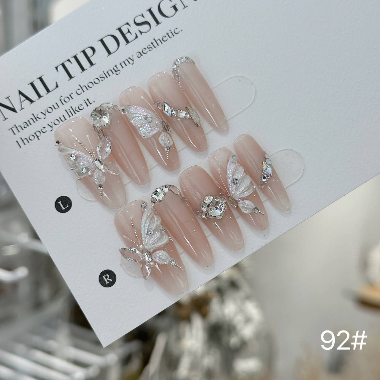 Nai Xi [Original] Pure handcrafted wearing, European and American fairy-like high-end light luxury three-dimensional relief butterfly super-bright zircon pic 15