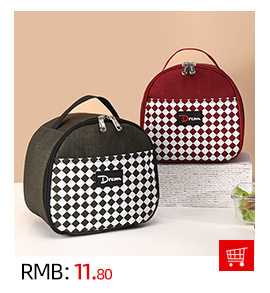 Wholesale thickened round lunch bags, insulated student hand-held bento bags, outdoor large-capacity insulated bags pic 3