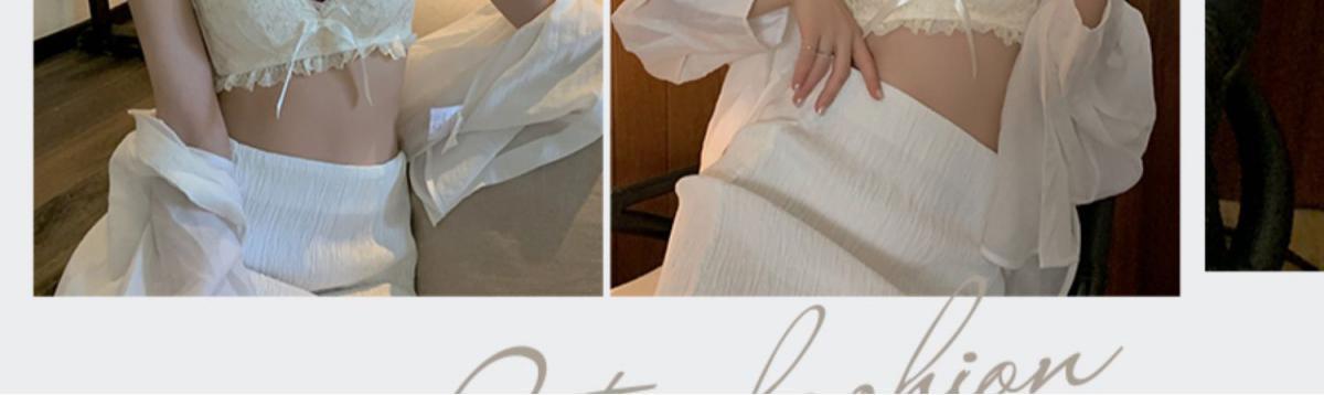 This is a Japanese-style bra for women with a small bust. It has no underwire, a lace-up support, and is designed to prevent sagging pic 32