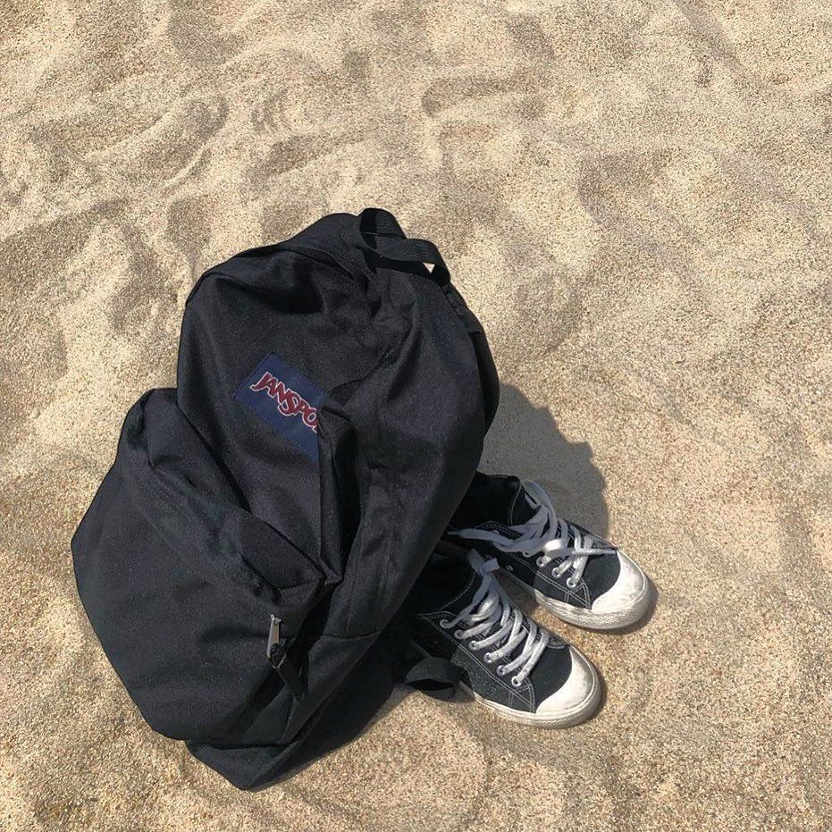 跨境外贸JANSPORT双肩包学生书包男女款背包蝶漾青漾雾霾蓝可代发详情39